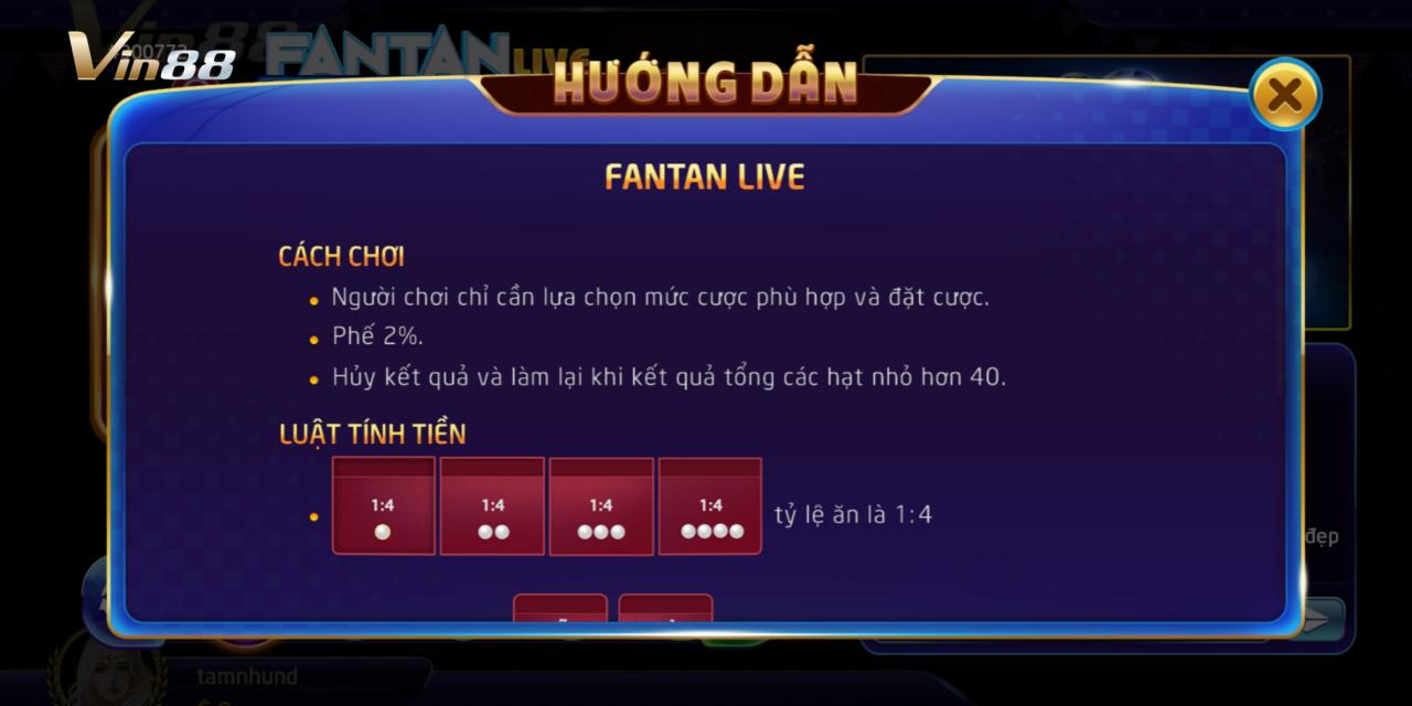Cách Chơi Fan Tan Tại Nhà Cái Vin88