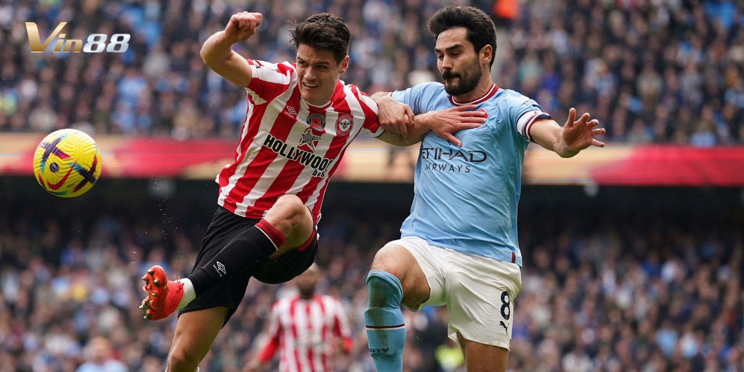 Manchester City được đánh giá cao hơn khi thắng Brentford tới 5 lần trong 7 trận gặp nhau gần nhất