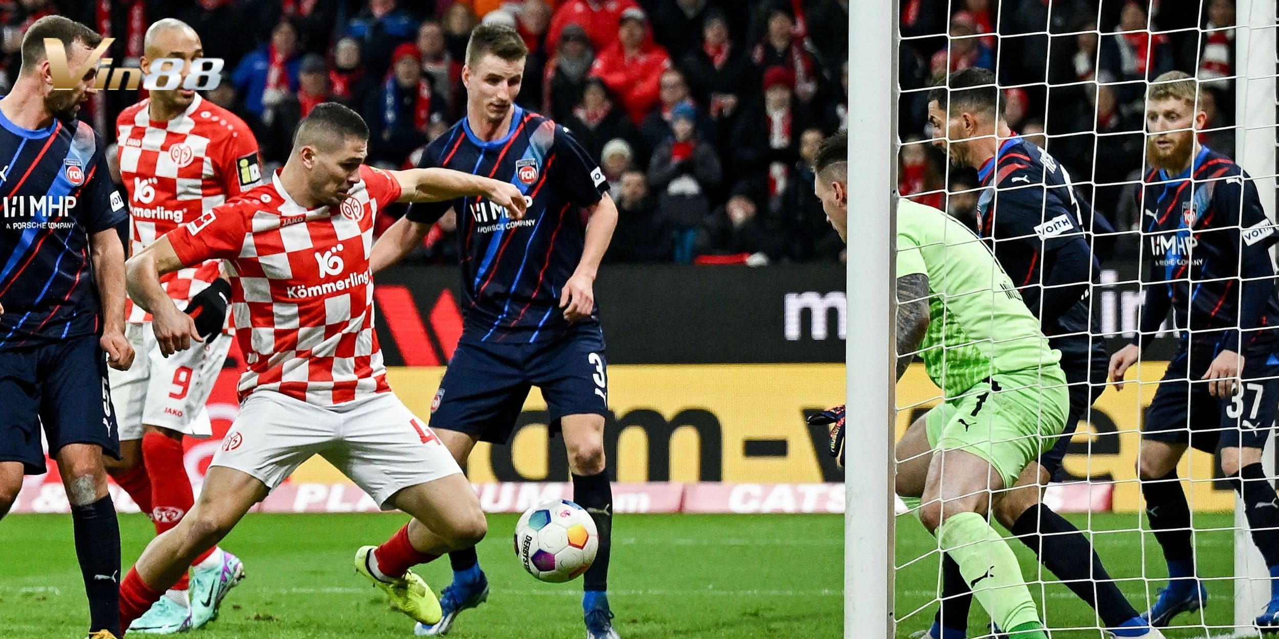 Mainz 05 cho thấy sức mạnh vượt trội của mình trước Heidenheim trong những lần đối đầu trước đây