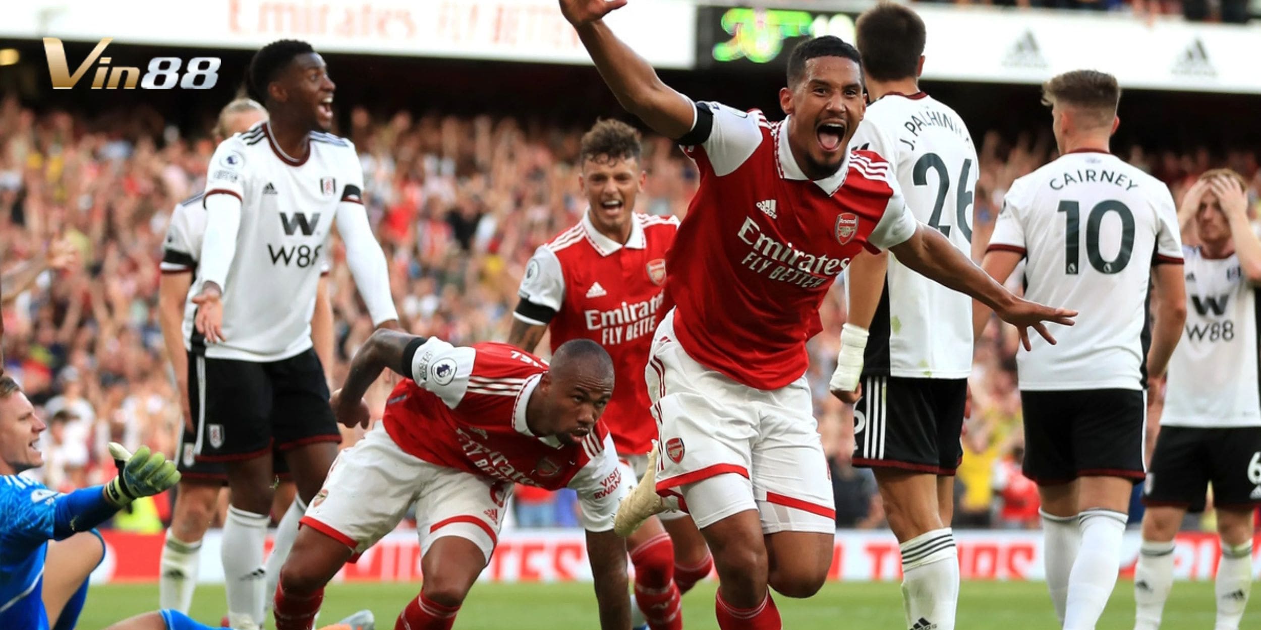 Arsenal vs Fulham đều đang có phong độ khá ổn định trước ngày đối đầu
