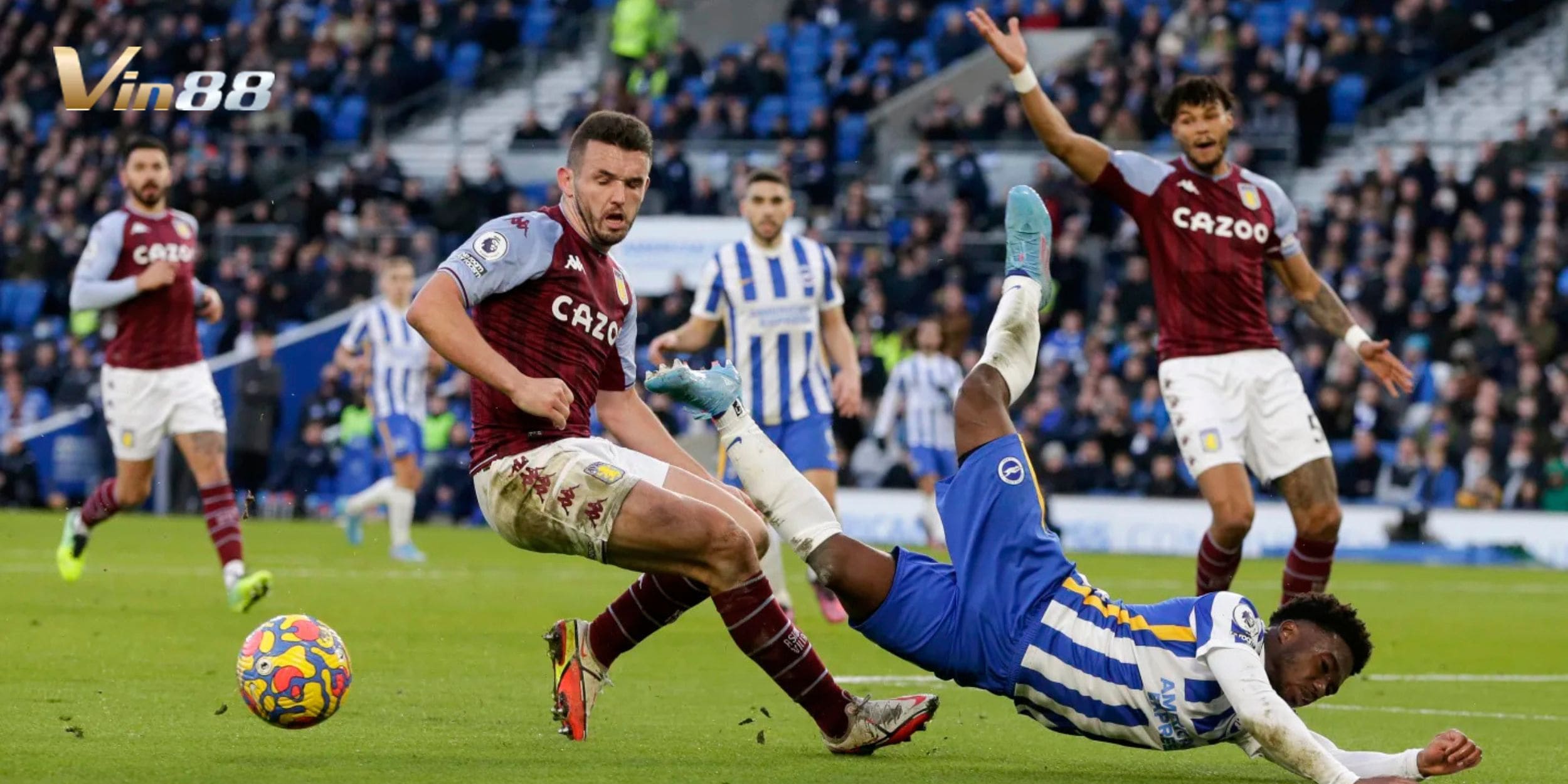 Aston Villa có số trận thắng nhiều hơn khi đối đầu Brighton & Hove Albion