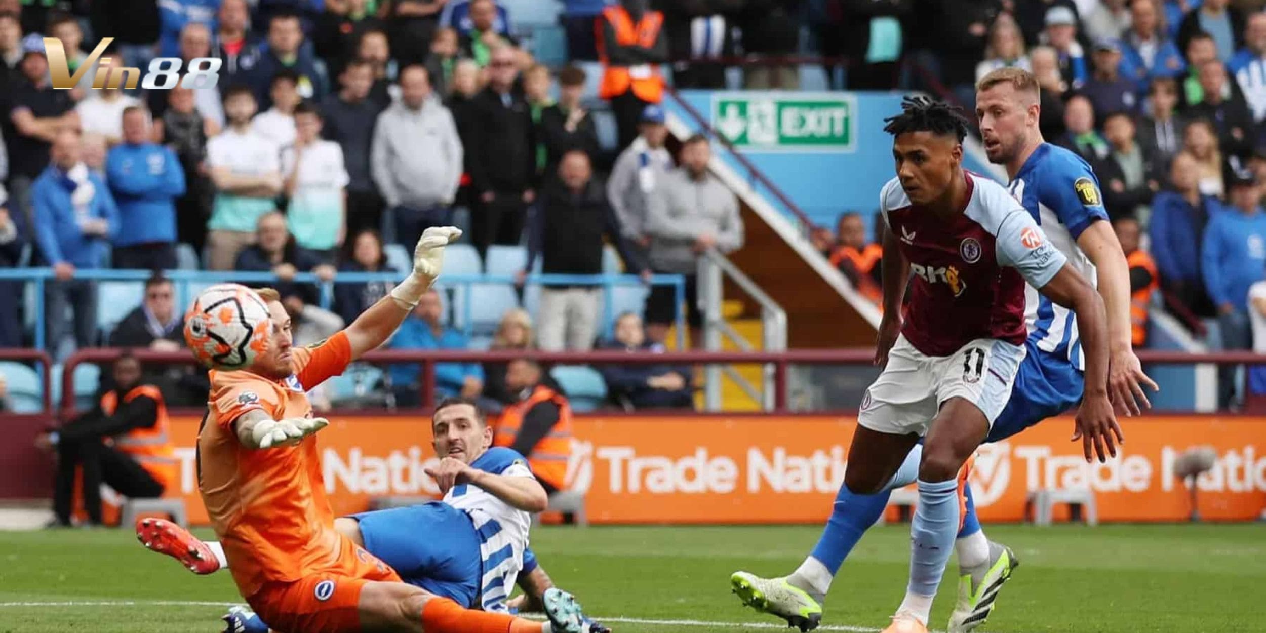 Aston Villa đặt mục tiêu dành trọn 3 điểm trước Brighton & Hove Albion để dành xuất dự Cup Châu Âu