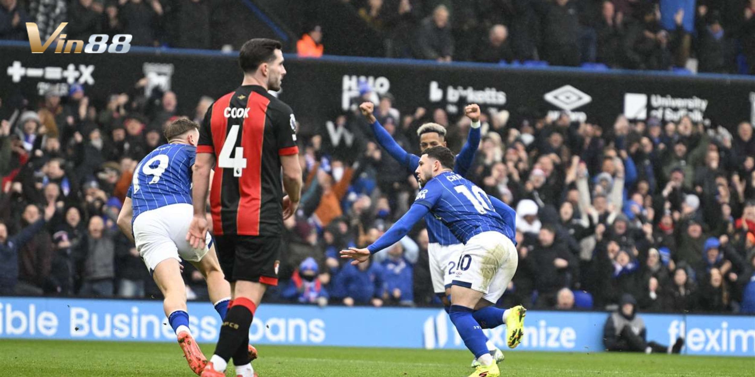 Ipswich Town quyết tâm dành 3 điểm trước AFC Bournemouth để nuôi hy vọng trụ hạng