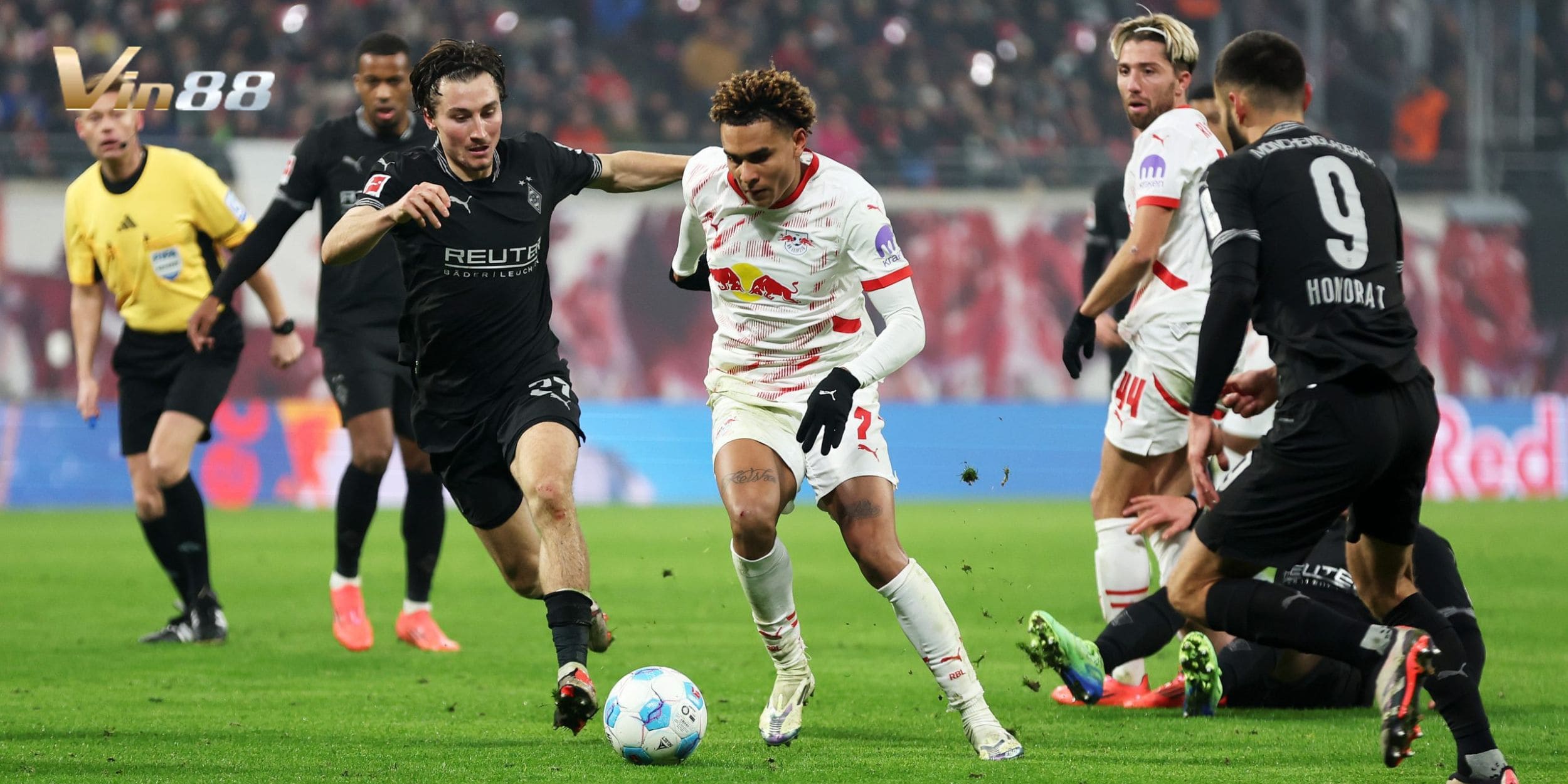 RB Leipzig tỏ ra vượt trội hơn trong những lần đối đầu Borussia M'gladbach