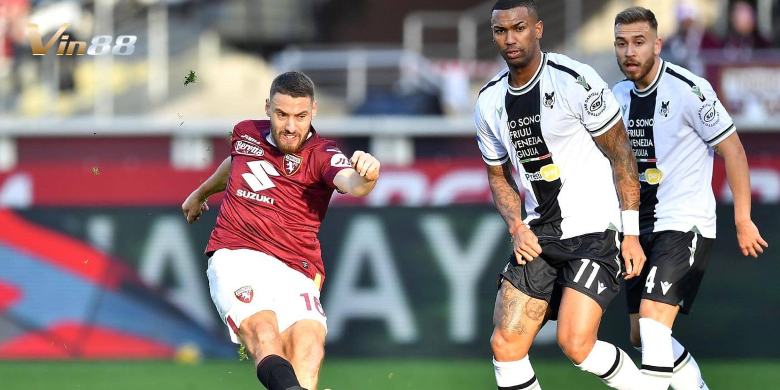 Udinese có nguy cơ thất bại trước Torino nếu vẫn thi đấu như hiện tại