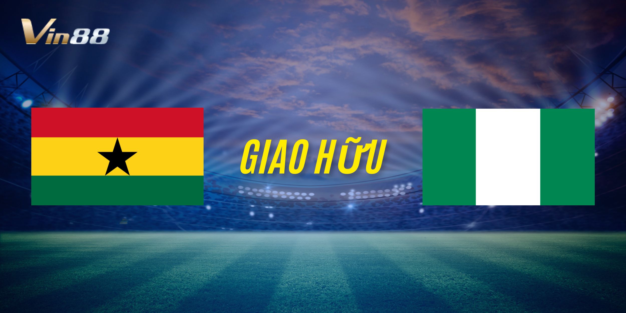 Ghana chuẩn bị tiếp đón Nigeria trên sân nhà Cape Coast Sports Stadium