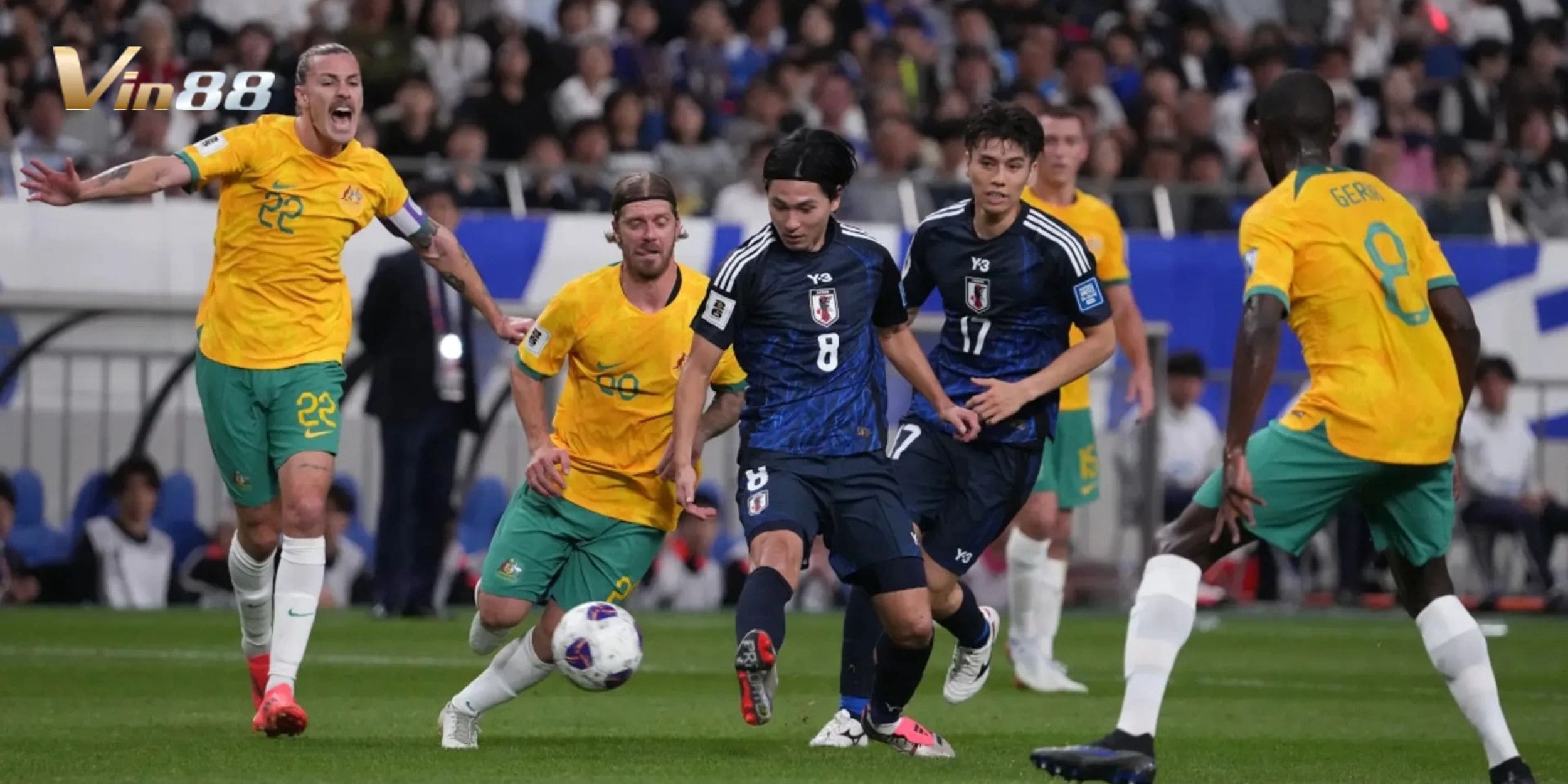 Vin88 dự đoán Australia vs Nhật Bản: Cuộc chiến giữ vé World Cup căng thẳng