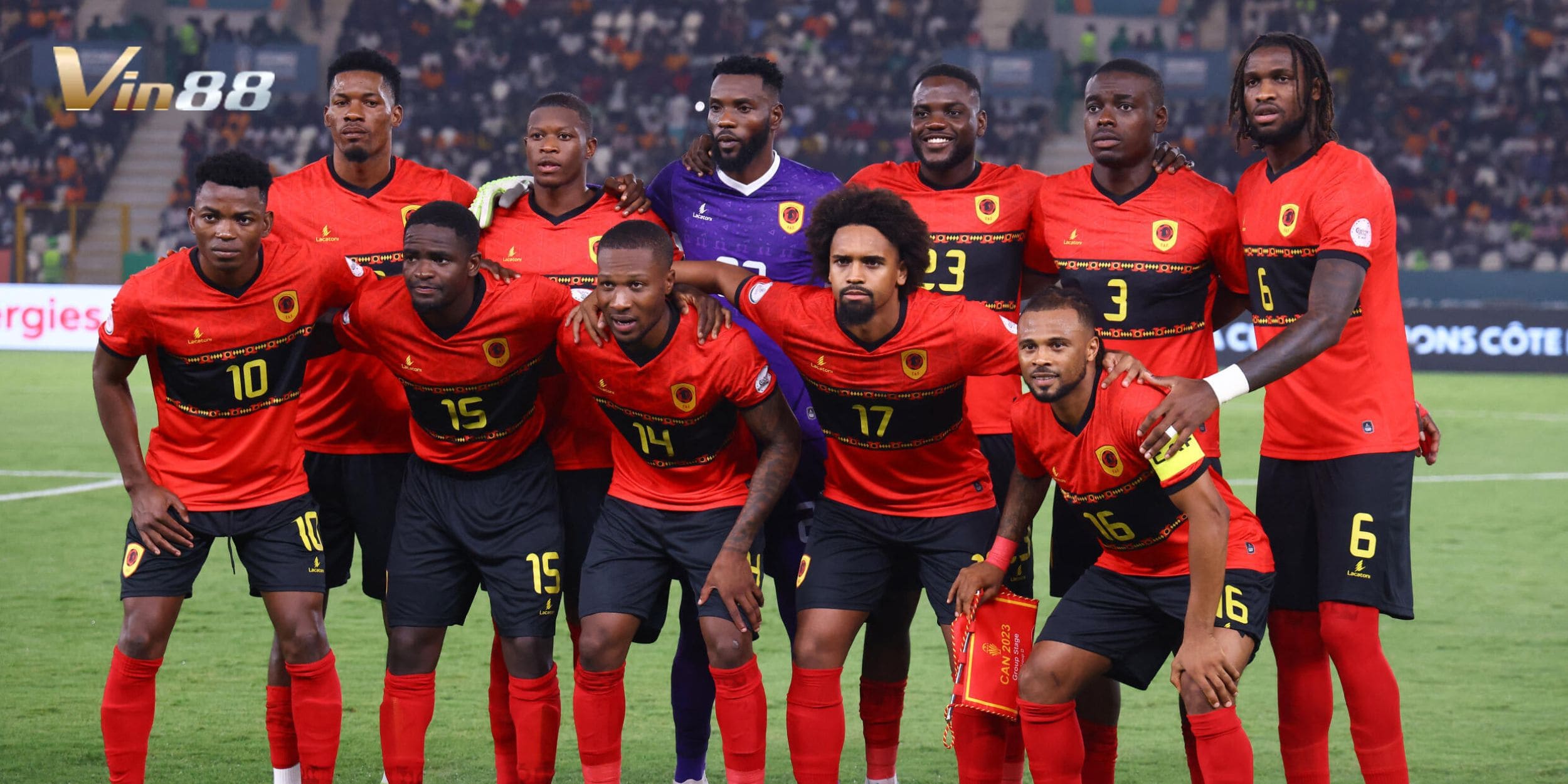 Hàng thủ Angola để thủng lưới 6 bàn sau 5 trận cầu gần nhất