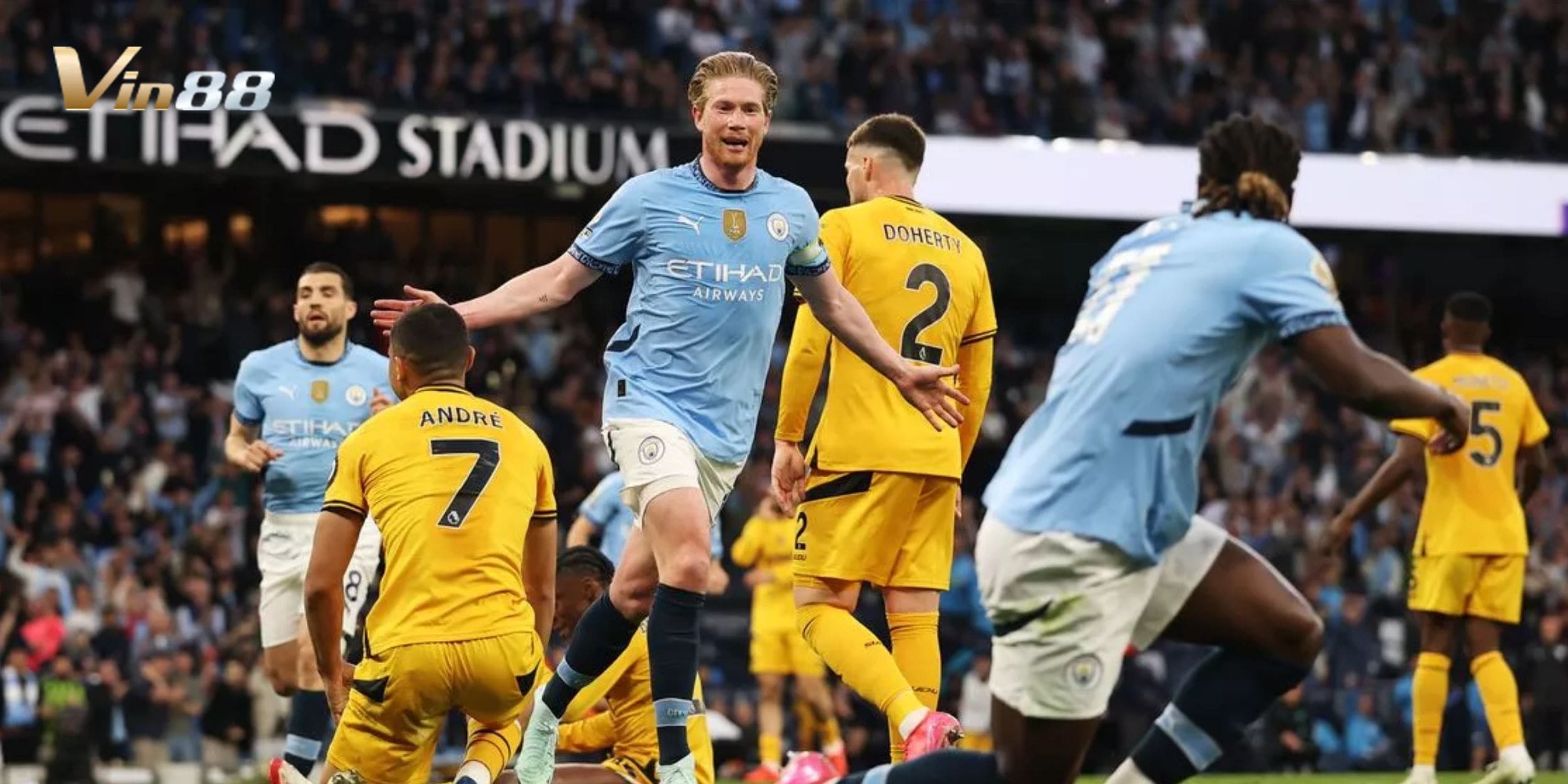 Thống kê phong độ 5 trận gần nhất của Wolves lẫn Manchester City